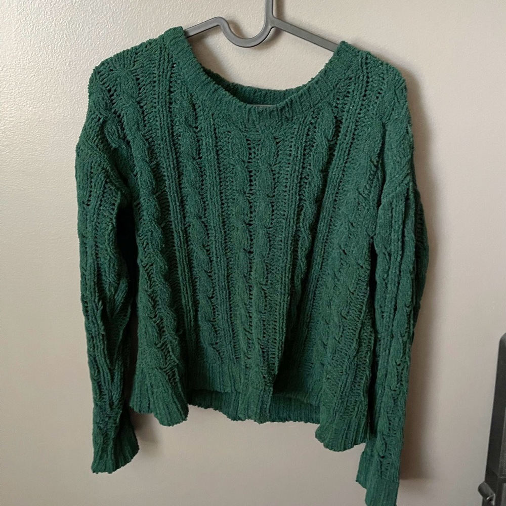BOGO FREE!! Womens love tree forest green sweater